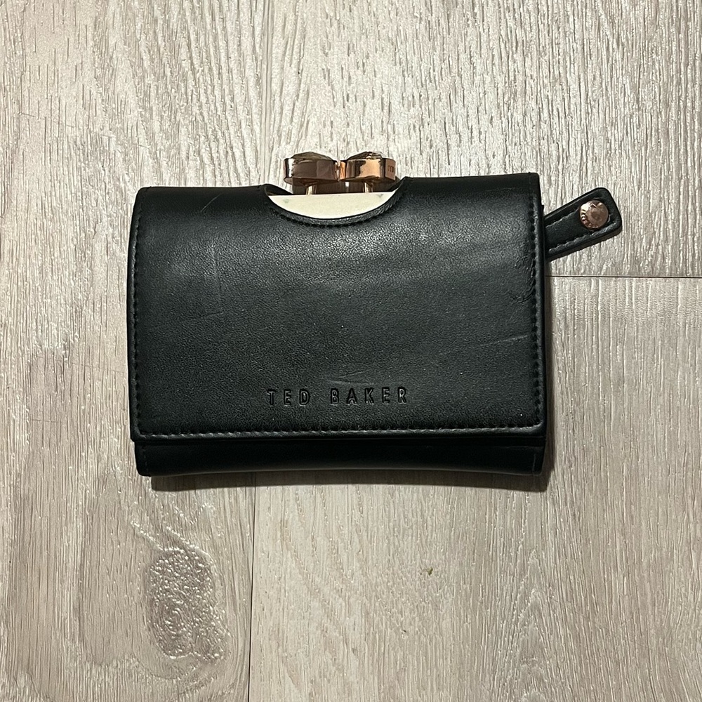 Ted Baker Black Leather Wallet